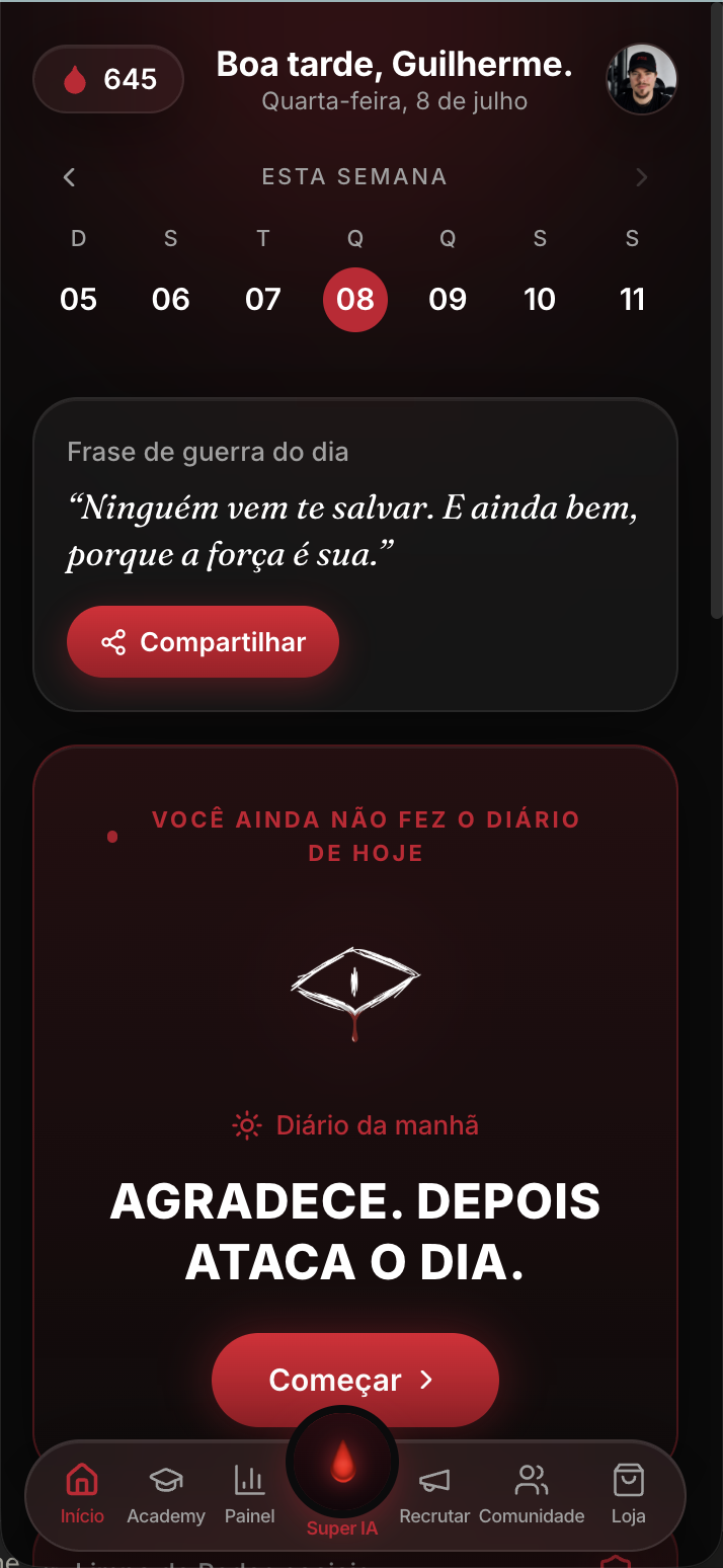 O Início
